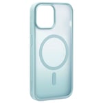 iPhone 15 Puro Gradient Deksel - MagSafe Kompatibel - Gjenomsiktig / Lys Grønn