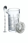 Cut Glass Effect Cocktail Mixing Set, 500ml, Gift Boxed