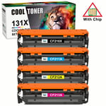 4x Toner Fits for HP 131A 131X LaserJet Pro 200 Color M276n M276nw M251n M251nw