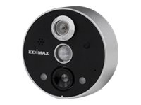 Edimax IC-6220DC - Nätverksövervakningskamera - färg (Dag&Natt) - 640 x 480 - fast lins - ljud - kabelanslutning - Wi-Fi - LAN 10/100 - MJPEG