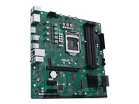Asus Pro Q570m-C/Csm - Moderkort - Micro Atx - Lga1200-Uttag - Q570 Chipuppsättning - Usb-C Gen1, Usb 3.2 Gen 1, Usb 3.2 Gen 2 - Gigabit Lan - Inbyggda Grafiken (Cpu Krävs) - Hd-Ljud (8 Kanaler)