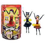 Bandai - Miraculous - Poupée Ladybug Transformation - Poupée 26 cm Qui se transforme en Lady Noire et Bug Noire - Jouet Miraculous - Poupée articulée avec 2 Tenues - Jouet Enfant 4 Ans et + - P50414
