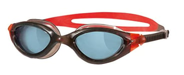 Zoggs Adults Panorama Anti-fog Swim Goggles with UV Protection and Easy Adjust - Red