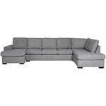 Grafu Furniture Nevada divansoffa tyg grå B346 cm