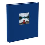 Goldbuch Album Photo avec Découpe, Bella Vista, 30 X 31 Cm, 60 Pages Blanches avec Intercalaires Glassine, Lin, Bleu, 27895