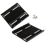 1pc Metal Hard Disk Bracket Ssd Mounting 2.5 To 3.5-inch One Size