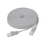 Cordon RJ45 plat CAT 6 U/FTP SNG gris - 7,5 m