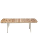 Rio soffbord teak/sandgrå 120x60 cm
