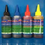 4 X ECOFILL Dye Printer Refill Ink Canon Pixma TS3150 TS205 TS305 TS5150 TS5151