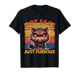 Feisty Cat Attitude – 'Not Fast, Just Furious' Cute T-Shirt