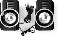 30 Watt USB PC Speakers - Laptop or PC Speakers USB Powered Gaming Speakers