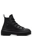 Converse Chuck Taylor All Star Lugged Lift, Black, Size 11 Younger