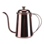 Ichiias Coffee Kettle, 650ML Stainless Steel Precise Gooseneck Spout Kettle Coffee Tea Home Brewing Drip Pot(Rose Gold)