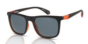 Superdry SDS-5016 Men's Sunglasses 127P Black-Orange/Smoke