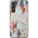 Samsung Galaxy S24 FE Transparent Mobilskal Blommor