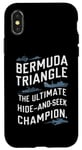 Coque pour iPhone X/XS Triangle des Bermudes Disparitions mystérieuses inexpliquées
