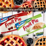 Hostess Fruit Pie Bundle X2 Pies Apple & Cherry American Bakery Pastry New X2