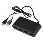 Adaptateur De Contrôleur Gamecube 4 Ports Pour Nintendo Wii U / Pc Usb / Switch