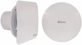 Xpelair Bathroom Extractor Fan C4HTSR Simply Silent Humidistat & Timer 4"/100mm