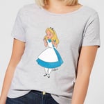 T-Shirt Femme Alice au Pays des Merveilles Disney - Gris - L