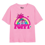 Trolls Girls Poppy Rainbow T-Shirt