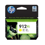HP 912XL - 9.9 ml - à rendement élevé - jaune - original - cartouche d'encre - pour Officejet 80XX; Officejet Pro 80XX