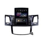 QBWZ Autoradio Android 9.0, Radio pour Toyota Fortuner HILUX 2005-2014 Navigation GPS 9.7 Pouces écran Vertical MP5 Lecteur multimédia récepteur vidéo avec 4G WiFi DSP Mirrorlink