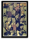 K.Olin Tribu - Affiche The Walking Dead par Ale Giorgini, Papier, Blanc, 20 x 30 x 0.1 cm