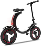 PARTAS Sightseeing/Commuting Tool - Folding Electric Bike, Mini Off Road Electric Scooter Portable Easy To Store In Caravan, Motor Home, Boat, Lithium-Ion Battery And Silent Motor Bike