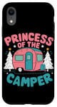Coque pour iPhone XR Princesse Of The Camper Camping Adventures Spirit