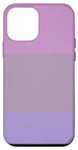 Coque pour iPhone 12 mini Violet pastel pastel violet clair 3 bandes