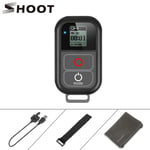 SHOOT WiFi télécommande pour GoPro Hero 8 7 6 5 noir 5 4 Session 3 + avec fixation dragonne pour GoPro 8 7 5 accessoires caméra