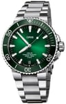 Oris 01 400 7763 4157-07 8 24 09PEB Aquis Grøn/Stål Ø43.5 mm