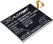 Kompatibelt med LG L413DL, 3.85V, 2900 mAh