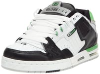 Globe Sabre, Chaussures de skate homme - Blanc/noir/vert, 47.5 EU (13)