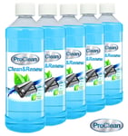 ProClean 5 x900ml Shaver Cleaner Fluid BRAUN Series Shaving Head Cleaning Liquid