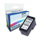 Refresh Cartridges Black CB336EE/HP 350XL Ink compatible with HP Printers