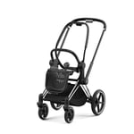 Cybex Priam Chassi & Sittbas Chrome Black