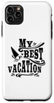 iPhone 11 Pro Max My Best Vacation Adventure Travel Beach Surf Case