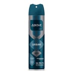 ABOVE 48 Hours Antiperspirant Deodorant, Urban, 3.17 oz - Dry Spray Deodorant for Men - Citrus Scent - Antiperspirant Spray - No Stain - Cruelty-Free