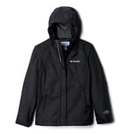 Columbia Youth Girls Arcadia Jacket Waterproof Rain Jacket, BLACK, Size S