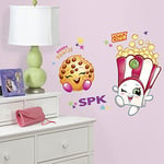 Sticker Géant Repositionnable Shopkins Poppy Corn And Cookie