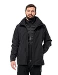 Jack Wolfskin Men's Luntal 3-in-1 Jacket M, Black, M