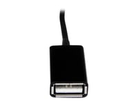 Startech.Com Usb Otg Adapter Cable For Samsung Galaxy Tab - Usb-Kabel - Usb Hona Till Samsung 30-Stifts Dockningskontakt Hane - 15.24 Cm - Skärmad - Svart - För Samsung Galaxy Tab, Tab 10, Tab 2, Tab 7.0, Tab 7.7, Tab 8.9, Tab Wifi