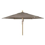 Brafab Parma parasoll tyg mullvadsbrun Ø350 cm