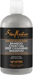 Shea Moisture African Black Soap Bamboo Charcoal Deep Cleansing Shampoo Dry Hair