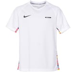 Nike Cr7 Dri-Fit Boys' Soccer Top, White/White/Black/Black, M, White/White/Black/Black M unisex