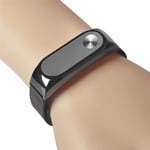 Metal Strap For Xiaomi Miband 2 Wristbands Wrist Band Mi Ban Black
