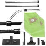 Numatic Henry Hoover Vacuum Cleaner Hose Pipe Full Tool Kit 1.8m Hose & 10 Bags
