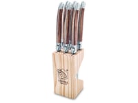 Laguiole Grillknivar Laguiole Wood Set 6 Sdv